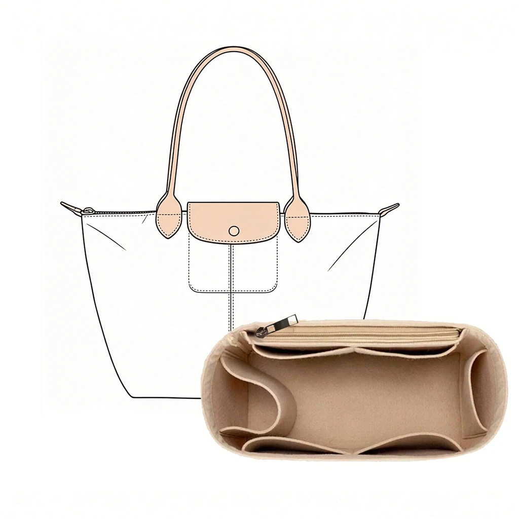 Beauty Makeup Women - Bag Organizer Felt Purse Insert Women’s