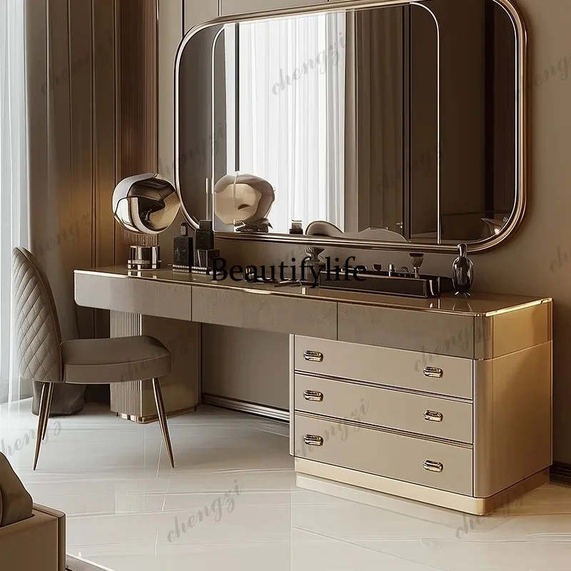 E182 Full Set Wooden Vanity Ta - Beauty Makeup Vanity Set review and price