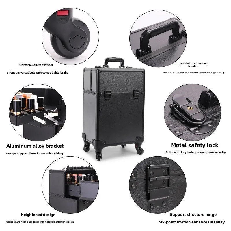 Rolling Cosmetic Luggage Organ - Beauty & Makeup Katia Di Paola review and price